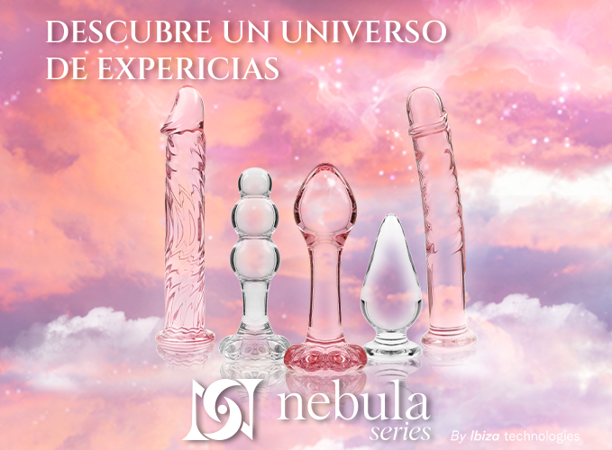 Collection de sextoys en verre Nebula by Ibiza