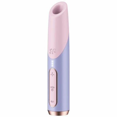 stimulateur clitoridien à ondes de pression rose violet Bold Kiss Wave Satisfyer, photo principale