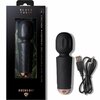 mini vibromasseur baguette rechargeable 16 fonctions noir Tulipe Rocks-Off, photo principale