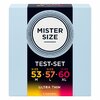 Pack échantillon préservatifs Mister Size 53-57-60 mm 3 unités, vue 1 sur 4
