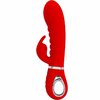 vibromasseur rabbit point G rouge Prescott Pretty Love vue 1 sur 9