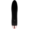 Vibromasseur rechargeable silicone noir Quatre Dolce Vita, vue 1 sur 4