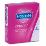 Préservatifs réguliers Pasante Regular 3 unités, vue 1 sur 4