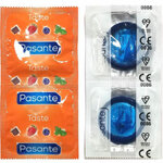 Préservatifs saveur myrtille Pasante 144 unités, vue 1 sur 4