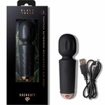 mini vibromasseur baguette rechargeable 16 fonctions noir Tulipe Rocks-Off, photo principale