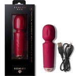mini vibromasseur baguette rechargeable 16 fonctions rouge Azalée Rocks-Off, photo principale