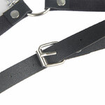 Harnais ceinture cuir noir à chaînes Subblime vue 3 sur 11