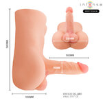 Torse réaliste avec gode à poussée Damien Intense vue 3 sur 8