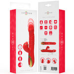 Vibromasseur va-et-vient et tapping rouge Thalia Intense vue 8 sur 8