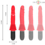 Vibromasseur va-et-vient chauffant rouge Cynthia Intense vue 8 sur 9