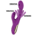 Vibromasseur langue oscillante violet Apolo Intense vue 2 sur 6