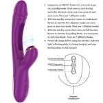 Vibromasseur langue et aspiration violet Ateneo Intense vue 3 sur 7