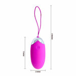 Pretty Love Abner, oeuf vibrant connecté par application, violet, vue 5 sur 9