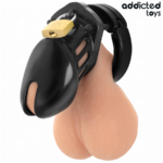 Addicted Toys Locked cage de chasteté Obsidian Hold taille S, vue 3 sur 7