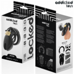 Addicted Toys Locked cage de chasteté Obsidian Hold taille S, vue 6 sur 7