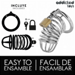 Addicted Toys Locked cage de chasteté métal Iron Cell taille M, vue 4 sur 7