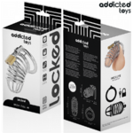 Addicted Toys Locked cage de chasteté métal Iron Cell taille M, vue 6 sur 7
