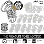 Addicted Toys Locked cage de chasteté métal Iron Cell taille M, vue 7 sur 7
