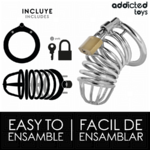 Addicted Toys Locked cage de chasteté métal Iron Cell 4 cm taille S, vue 4 sur 7
