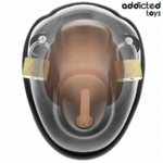Addicted Toys Locked cage de chasteté verrouillée sans clé 11,5 cm, vue 3 sur 7
