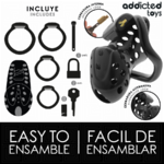 Addicted Toys Locked cage de chasteté creuse enchaînée 10,5 cm, vue 4 sur 7