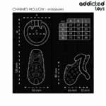 Addicted Toys Locked cage de chasteté creuse enchaînée 10,5 cm, vue 5 sur 7
