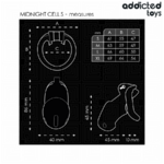 Addicted Toys Locked cage de chasteté Mindnight Cell taille S, vue 5 sur 7