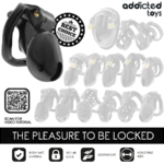 Addicted Toys Locked cage de chasteté Mindnight Cell taille S, vue 7 sur 7