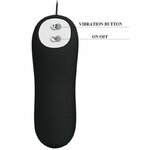 Plug anal vibrant Pretty Love forme dancre noir 12 modes, vue 2