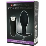 Plug anal vibrant Pretty Love forme dancre noir 12 modes, vue 3