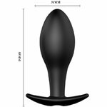 Plug anal vibrant Pretty Love forme dancre noir 12 modes, vue 7