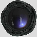 Plug anal vibrant Pretty Love Varian lumière LED noir 10,8 cm, vue 3
