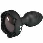 Plug anal vibrant Pretty Love Olman lumière LED noir 8,8 cm, vue 2