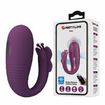 Vibromasseur œuf va-et-vient Pretty Love Klay violet contrôlé par application, vue 2