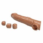 Manchon dextension de pénis ajustable Pretty Love 26 cm naturel, vue 5 sur 9