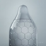 Préservatifs Lelo Hex structure hexagonale 12 unités, vue 4 sur 5