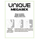 Préservatifs sans latex Uniq Megasex Sensitive 3 unités, vue 2 sur 2