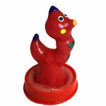 Préservatifs fantaisie peints à la main ver, vue 2 sur 3