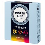 Pack échantillon préservatifs Mister Size 53-57-60 mm 3 unités, vue 2 sur 4