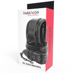 menottes faux cuir noir Darkness – vue 6