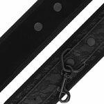 menottes brocart noir Darkness – vue 3