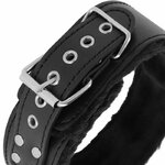 collier doublé néoprène avec laisse chaîne noire Darkness 5