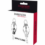 pinces à tétons en métal avec chaîne Darkness 5