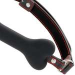 bâillon os en silicone noir Darkness 3