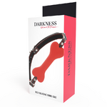 bâillon os en silicone rouge Darkness 4