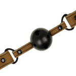 bâillon respirant en cuir végan Fetish Submissive 3