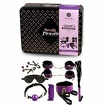 kit BDSM 8 pièces violet et noir Secretplay 2