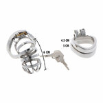 cage de chasteté en métal inoxydable réglable Hidden Desire 3