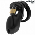 cage de chasteté 10 cm avec 5 anneaux Addicted Toys Locked 2