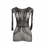 robe courte en résille dos nu Subblime 4